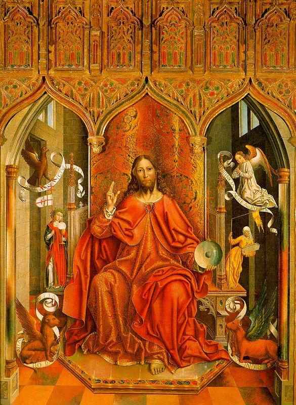 Fernando  Gallego Christ Giving his Blessing Germany oil painting art